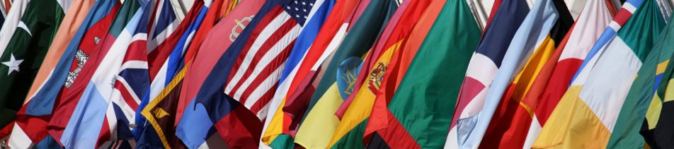 array of flags